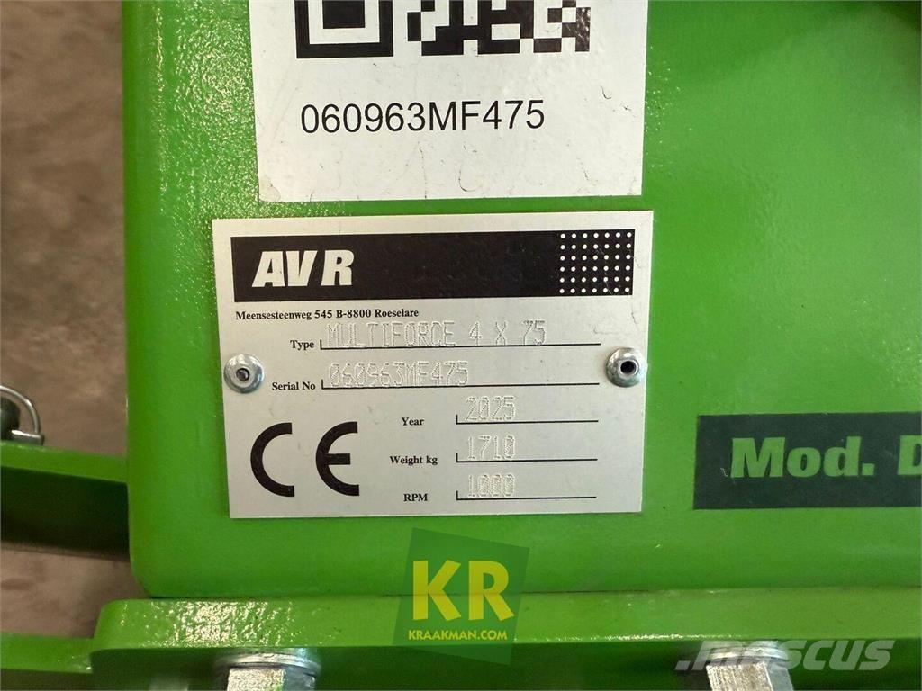AVR MultiForce Kultywatory rzedowe