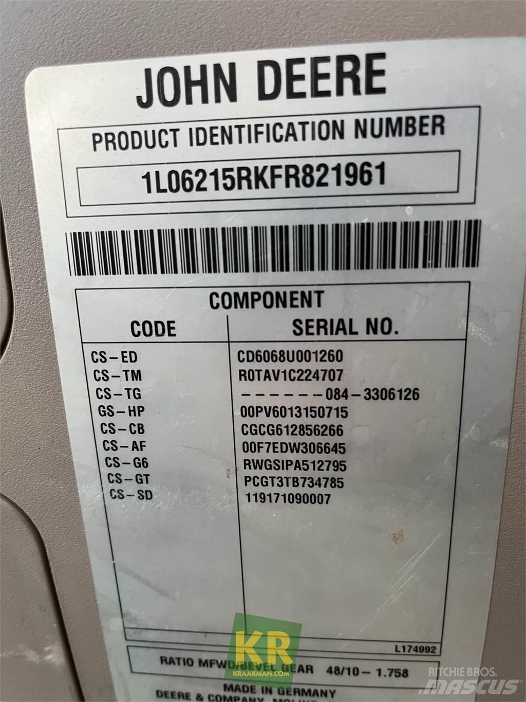 John Deere 6215R Ciągniki rolnicze