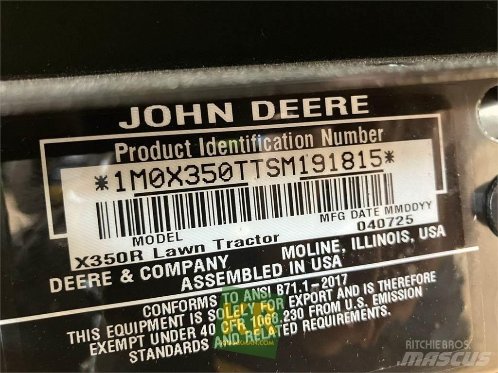 John Deere X350R Kosiarki ogrodowe