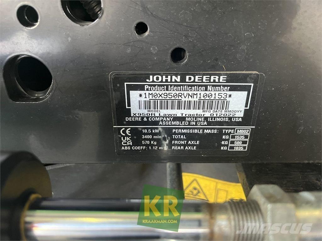 John Deere X950R Kosiarki ogrodowe