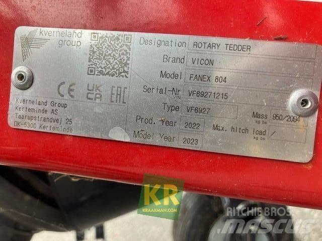 Vicon Fanex 804 Zgrabiarki i przetrząsacze