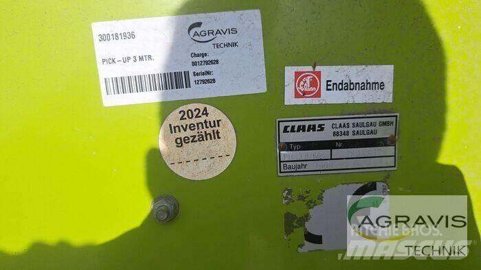 CLAAS PICK-UP 3 MTR. Sieczkarnie samojezdne