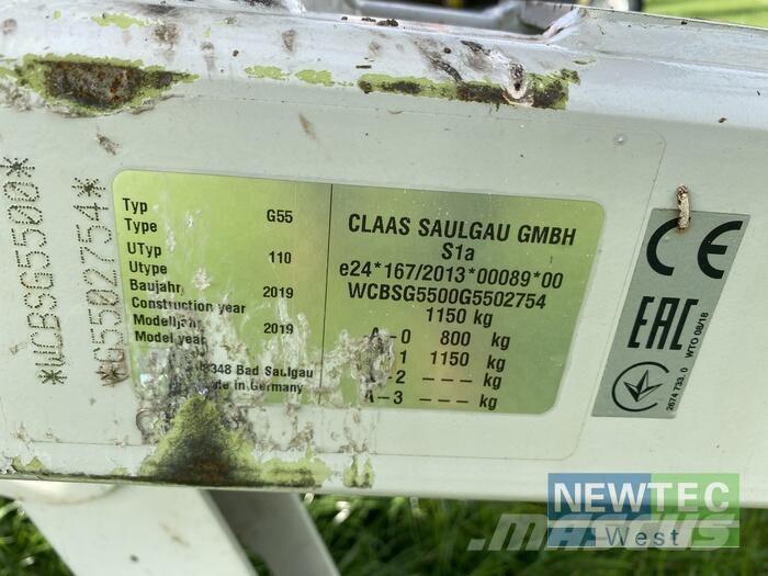 CLAAS VOLTO 1100 T Zgrabiarki i przetrząsacze