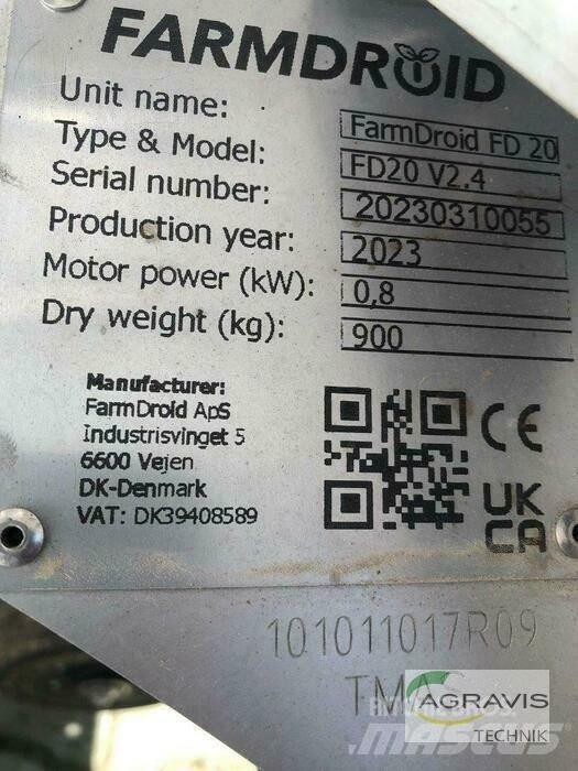 Farmdroid FD20 Kosiarki łąkowe i wykaszarki
