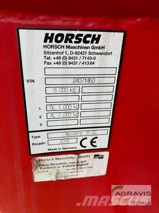 Horsch MAISTRO 8 CC Siewniki