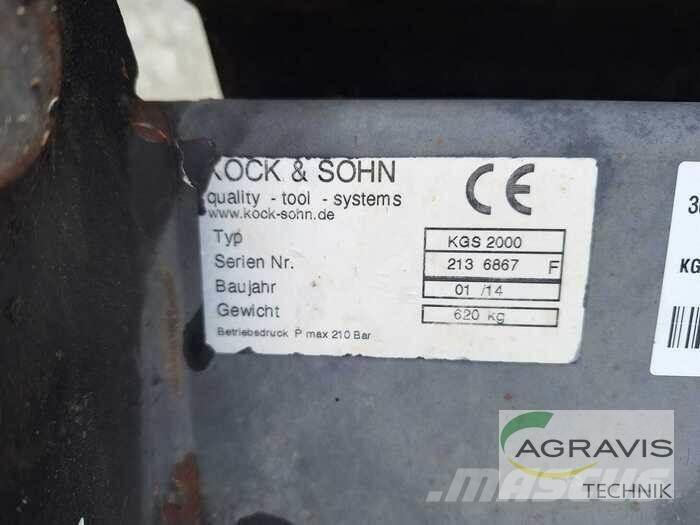 Kock KGS 2000 XL Inne akcesoria do ciągników