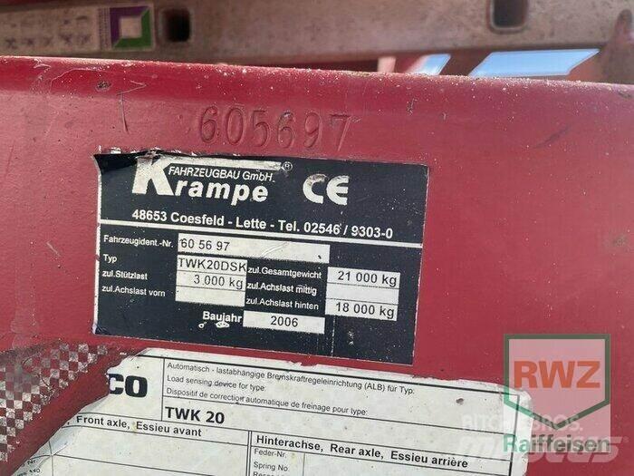 Krampe TWK20DSK / HD550 Wywrotki rolnicze