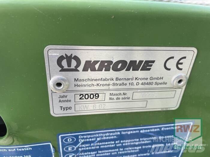 Krone KW 6.02/6 Zgrabiarki i przetrząsacze