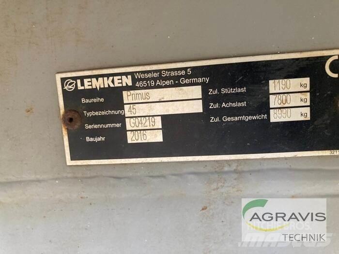 Lemken PRIMUS 45/27 Opryskiwacze zaczepiane