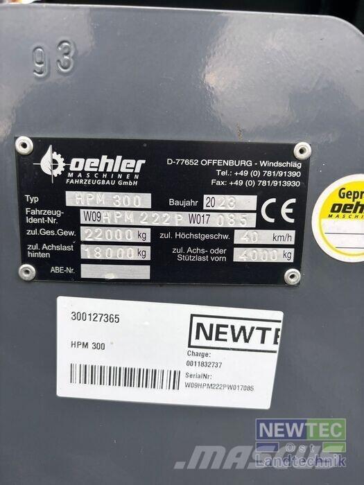 Oehler HPM 300 Wywrotki rolnicze