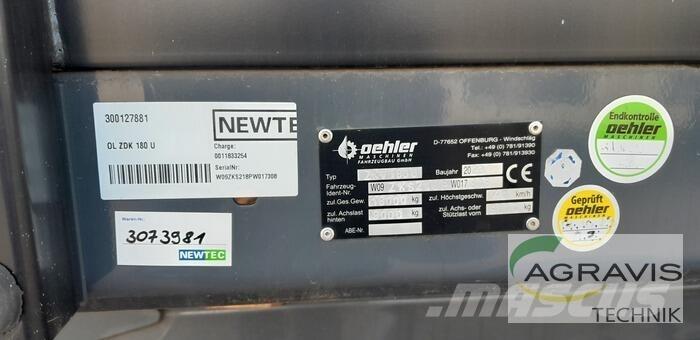 Oehler OL ZDK 180 U Wywrotki rolnicze