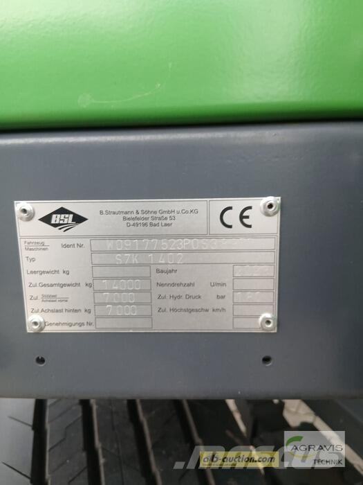 Strautmann SZK 1402 Wywrotki rolnicze