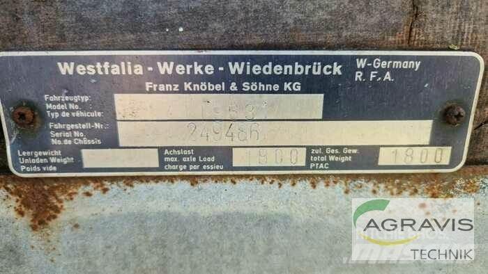  VIEHANHÄNGER Inne przyczepy