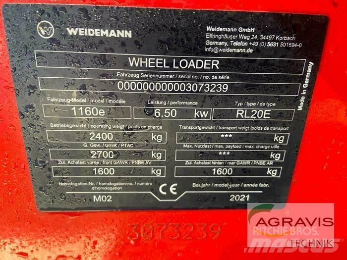 Weidemann 1160E Ładowarki kołowe