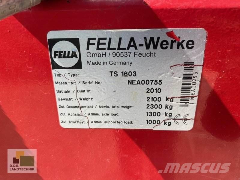 Fella TS 1603 Ciągnikowe żniwiarki pokosowe