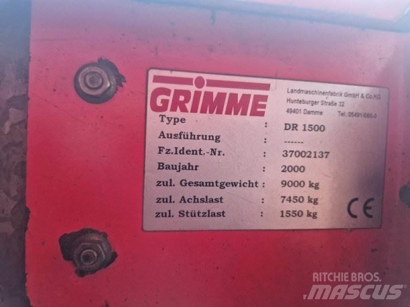 Grimme DR 1500 Kombajny ziemniaczane i kopaczki