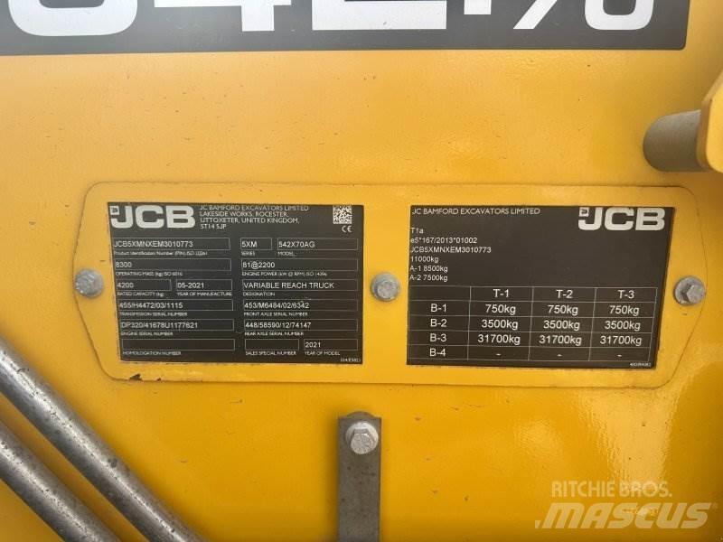 JCB 542-70 Ładowarki teleskopowe