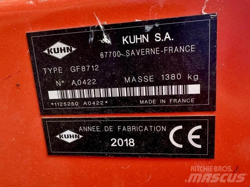 Kuhn GF 8712 Zgrabiarki i przetrząsacze