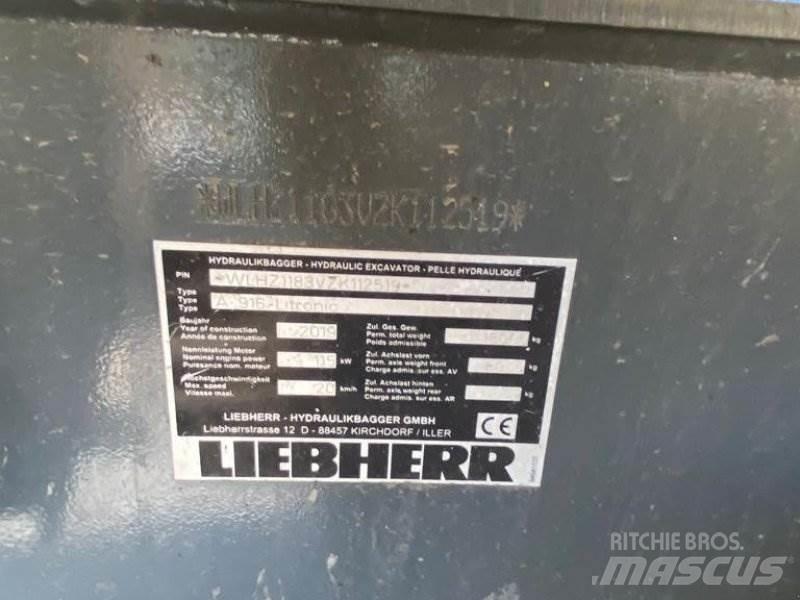 Liebherr A 916 Koparki kołowe