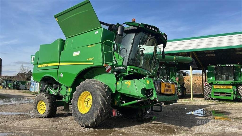 John Deere S670 Kombajny zbożowe