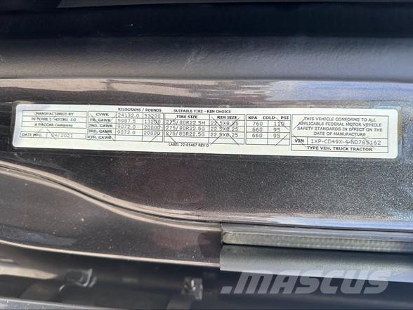 Peterbilt 567 Ciągniki siodłowe