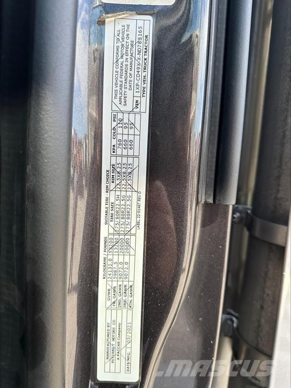 Peterbilt 567 Ciągniki siodłowe