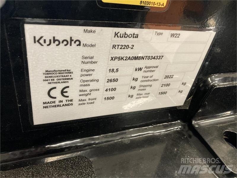 Kubota RT 220- 2 Miniładowarki