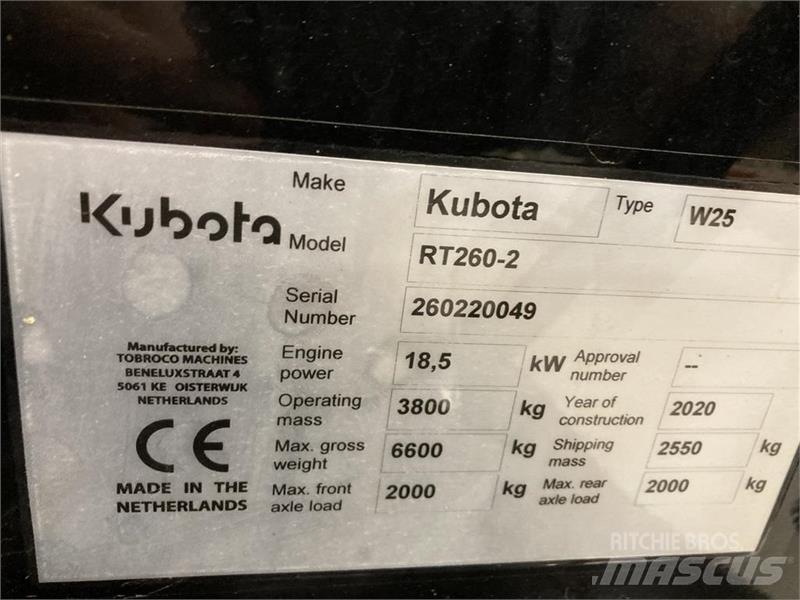 Kubota RT260-2 Miniładowarki
