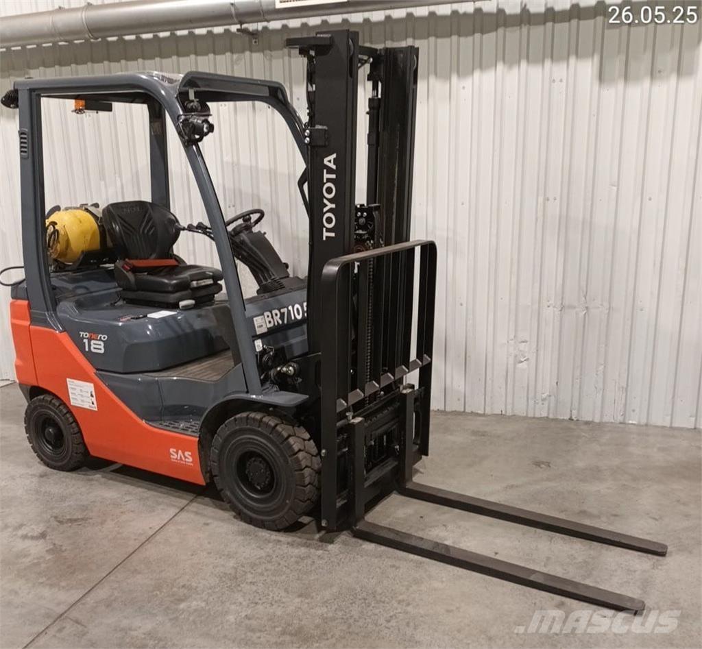 Toyota 02-8FGF18 Wózki LPG
