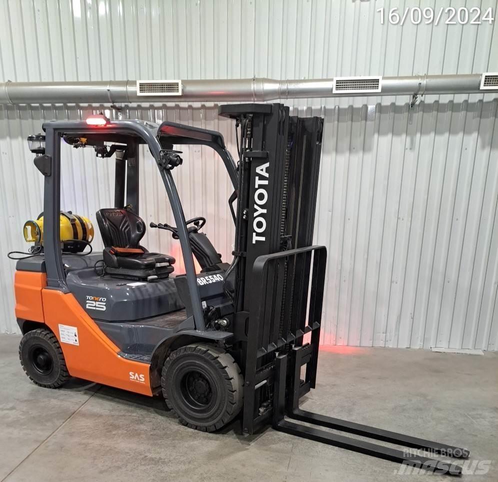 Toyota 02-8FGF25 Wózki LPG