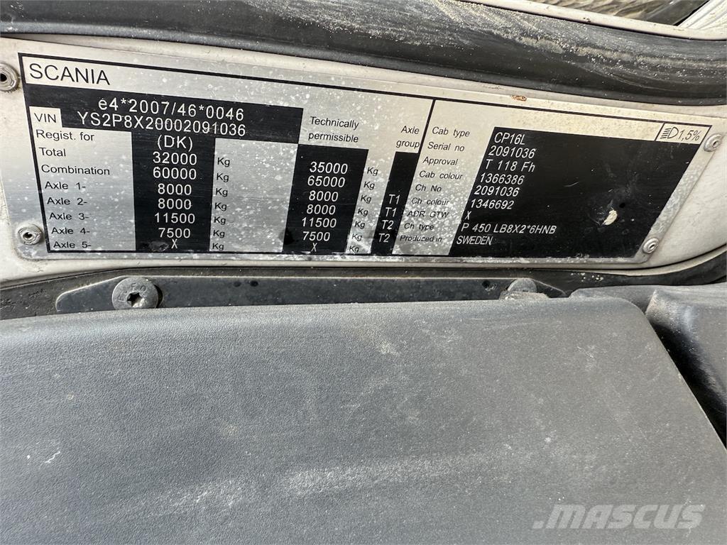 Scania P450 Euro6 Kombi / koparki ssące