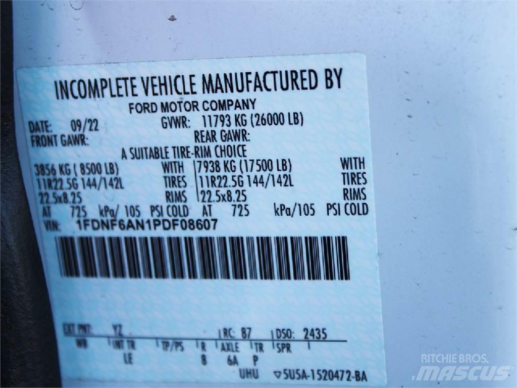 Ford F650 Samochody ciężarowe ze skrzynią zamkniętą