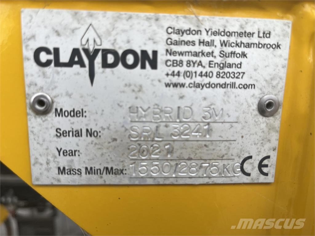 Claydon 3M HYBRID Maszyny rolnicze - Inne