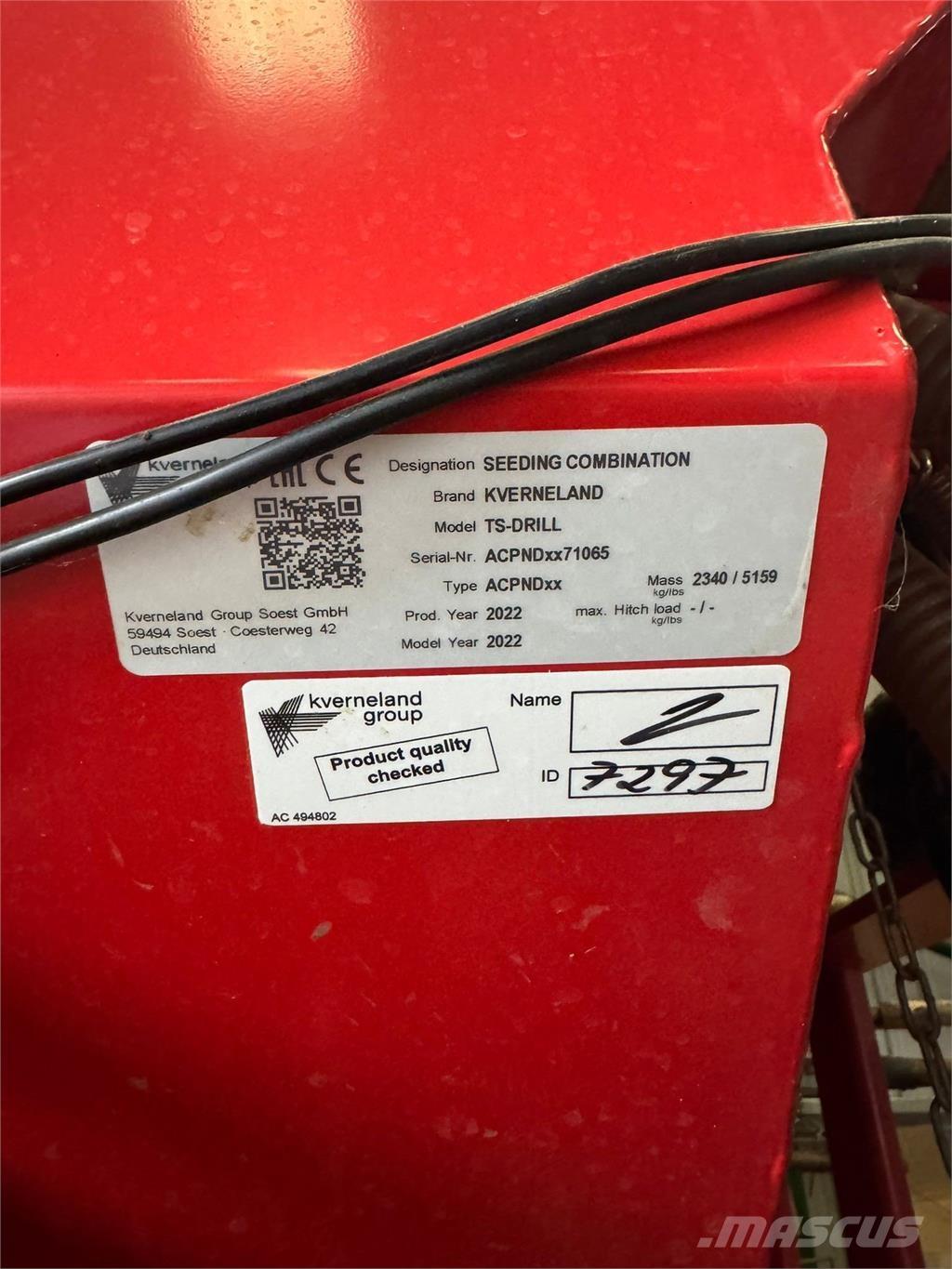 Kverneland 4.8M Maszyny rolnicze - Inne