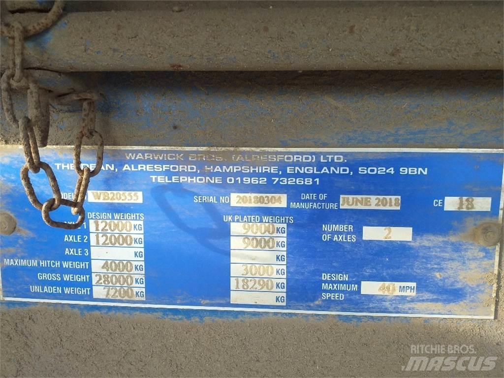  WARWICK 20 TONNE Inne przyczepy