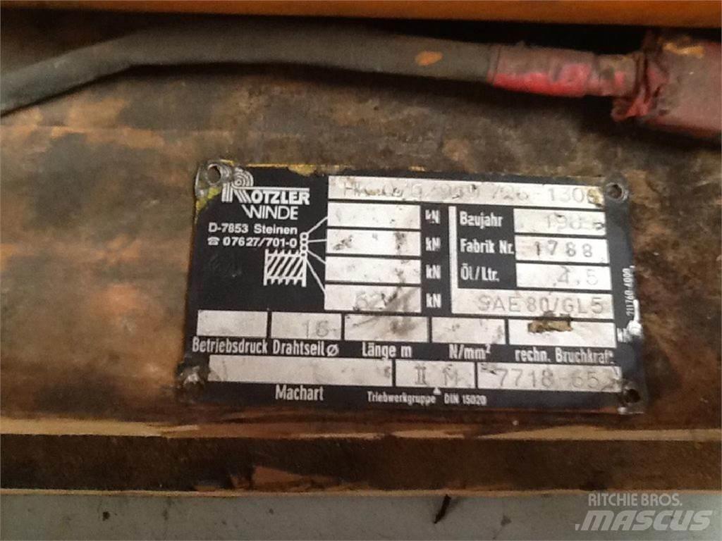 Faun RTF 30 winch Części do dźwigów oraz wyposażenie