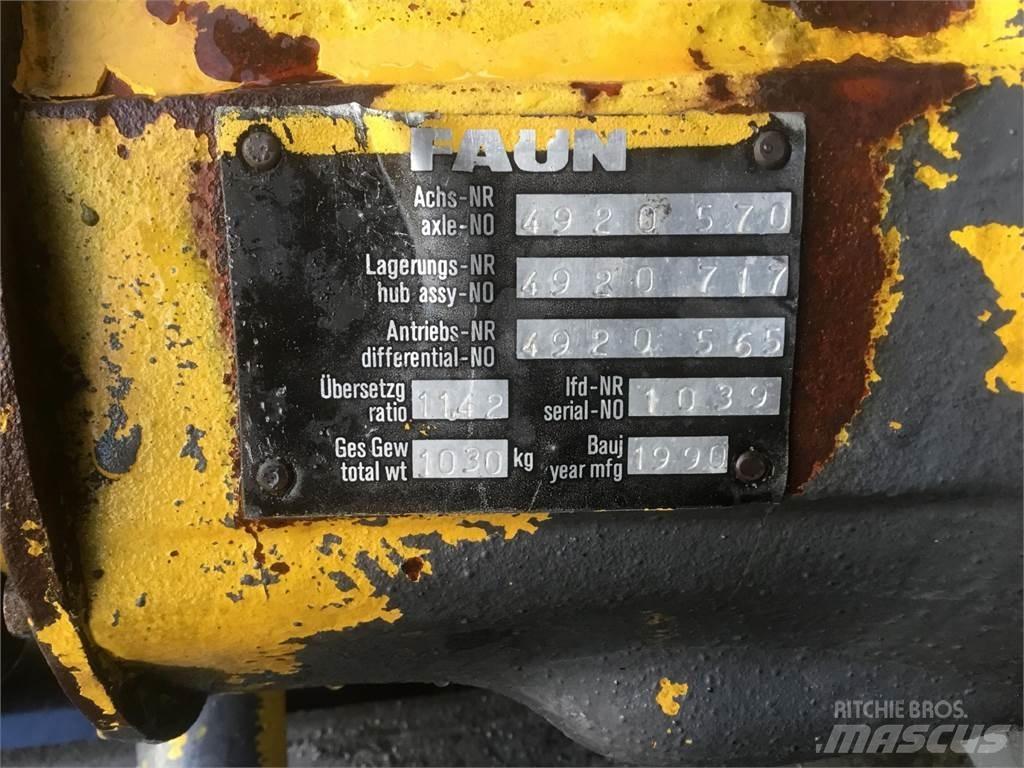 Faun RTF 50-3 axle 1 Mosty, wały i osie