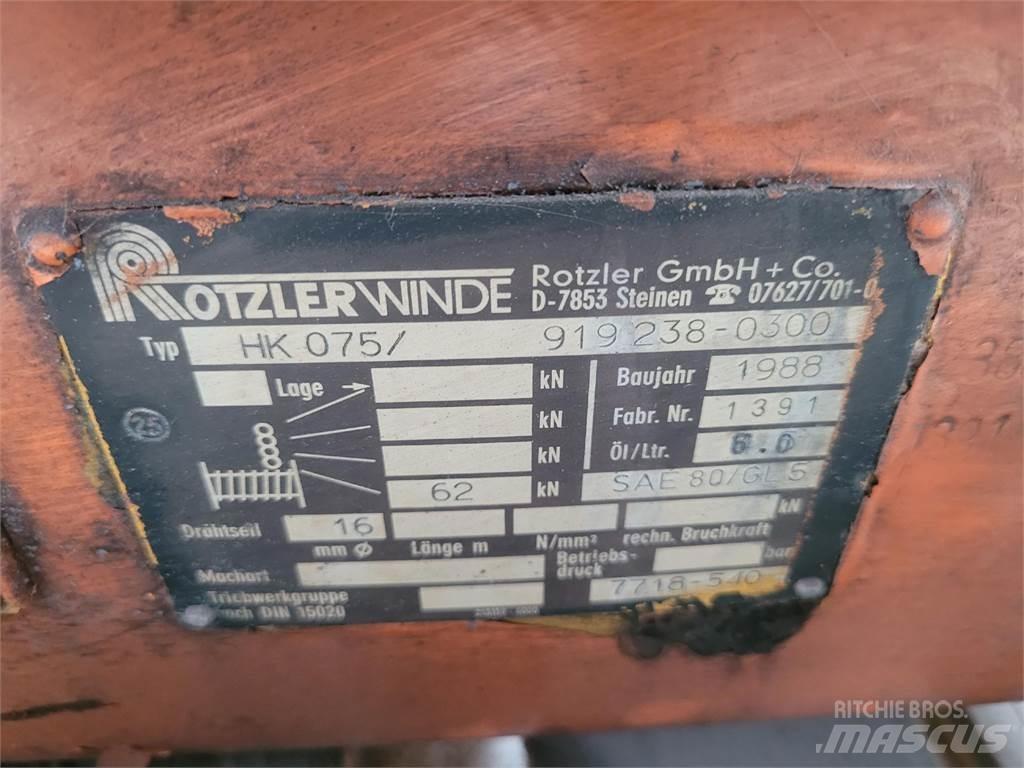 Faun RTF 50 winch Części do dźwigów oraz wyposażenie
