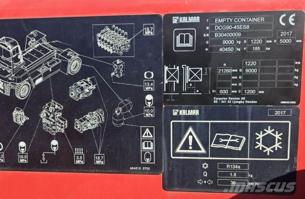 Kalmar DCG90-45ES8 Wozy do składowania i transportu kontenerów