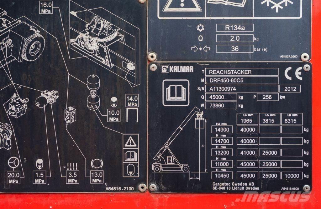 Kalmar DRF450-60C5 Wózki typu Reachstacker
