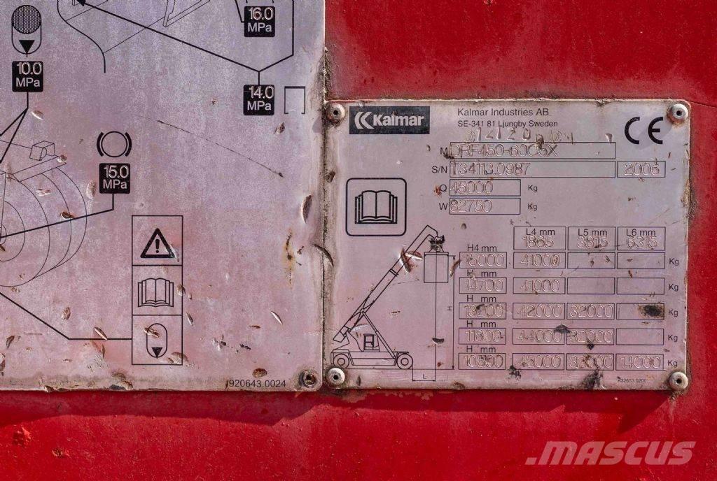 Kalmar DRF450-60C5X Wózki typu Reachstacker