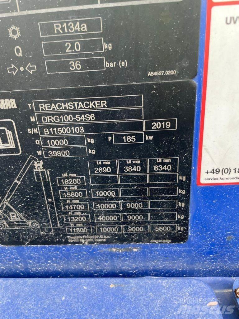 Kalmar DRG100-54S6 Wózki typu Reachstacker