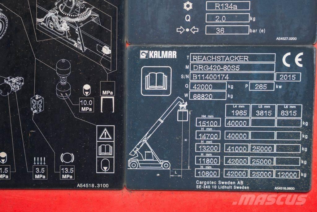 Kalmar DRG420-60S5 Wózki typu Reachstacker