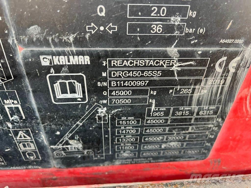 Kalmar DRG450-65S5 Wózki typu Reachstacker
