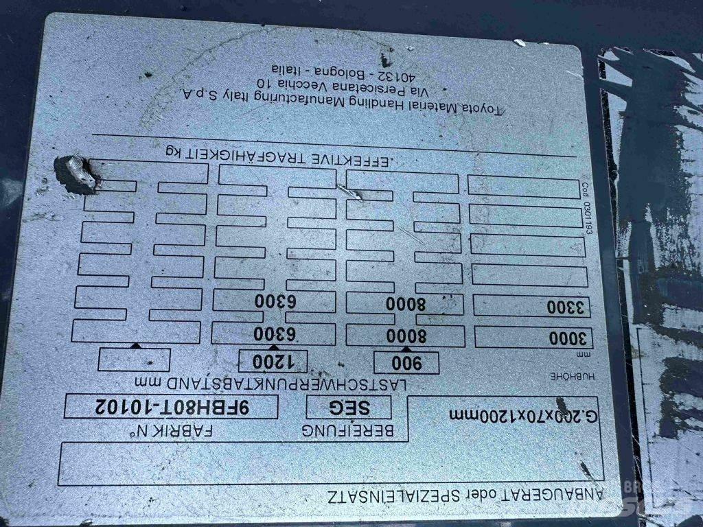 Toyota 9FBH80T Wózki elektryczne