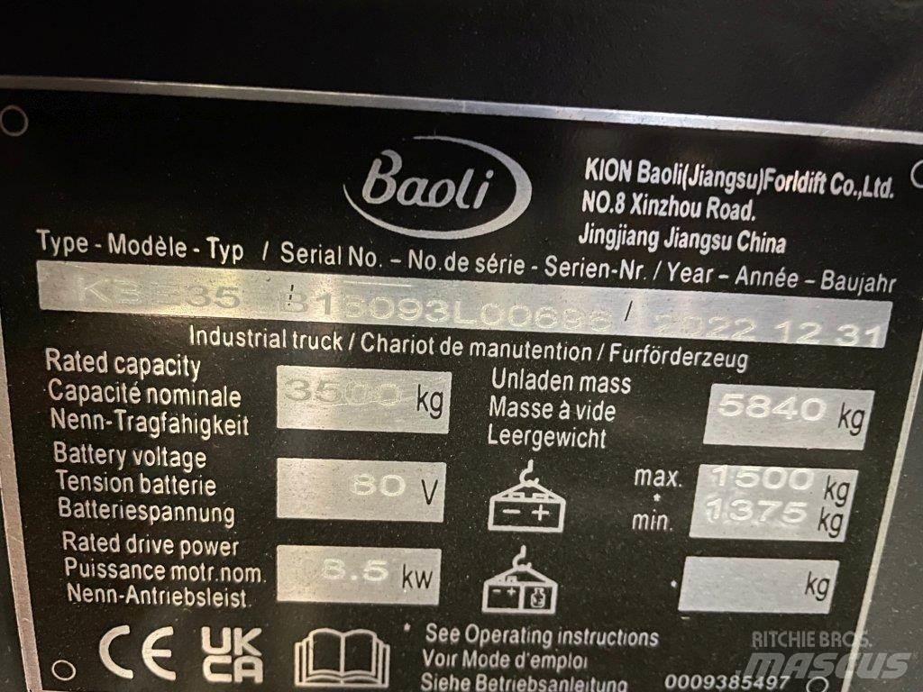 Baoli KBE35 Wózki elektryczne