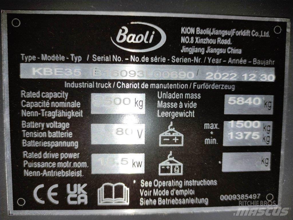 Baoli KBE35 Wózki elektryczne