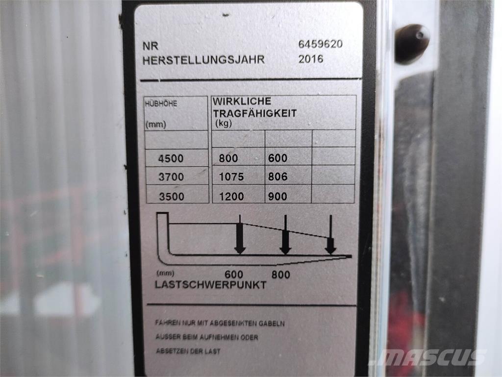 BT SPE 120 Wózki widłowe unoszące z dyszlem