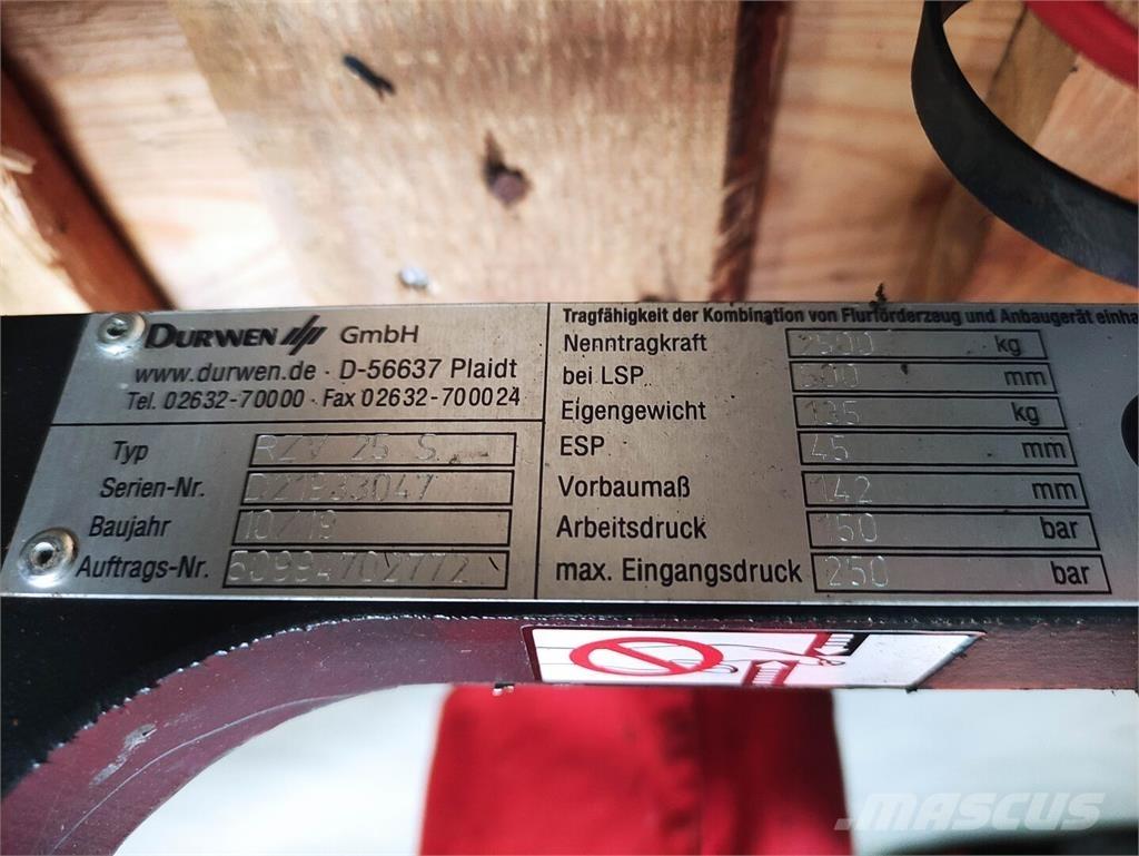 Durwen RZV 25 S Magazynowanie - Inne