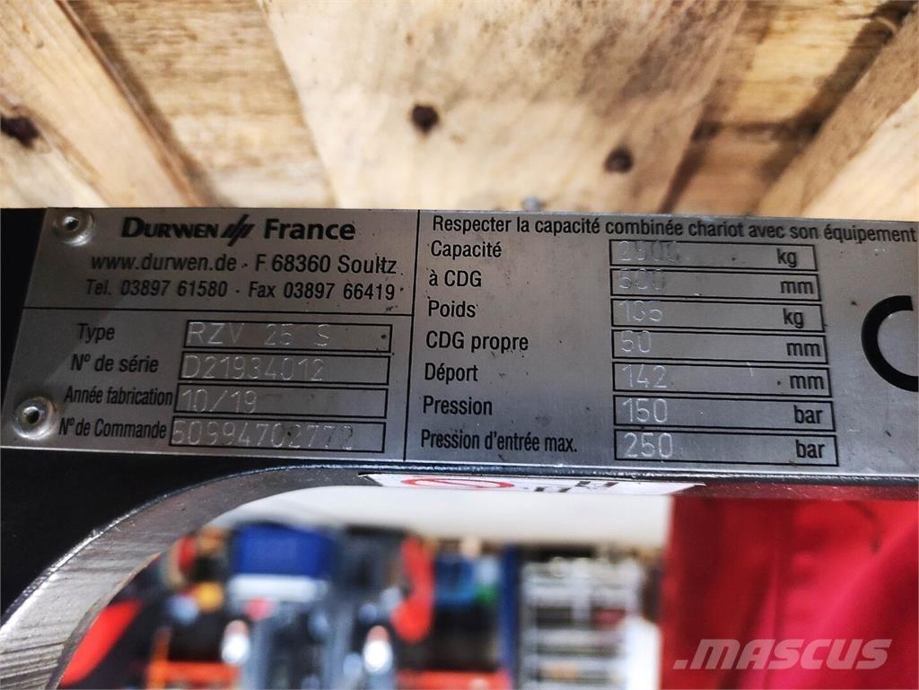 Durwen RZV 25 S Magazynowanie - Inne